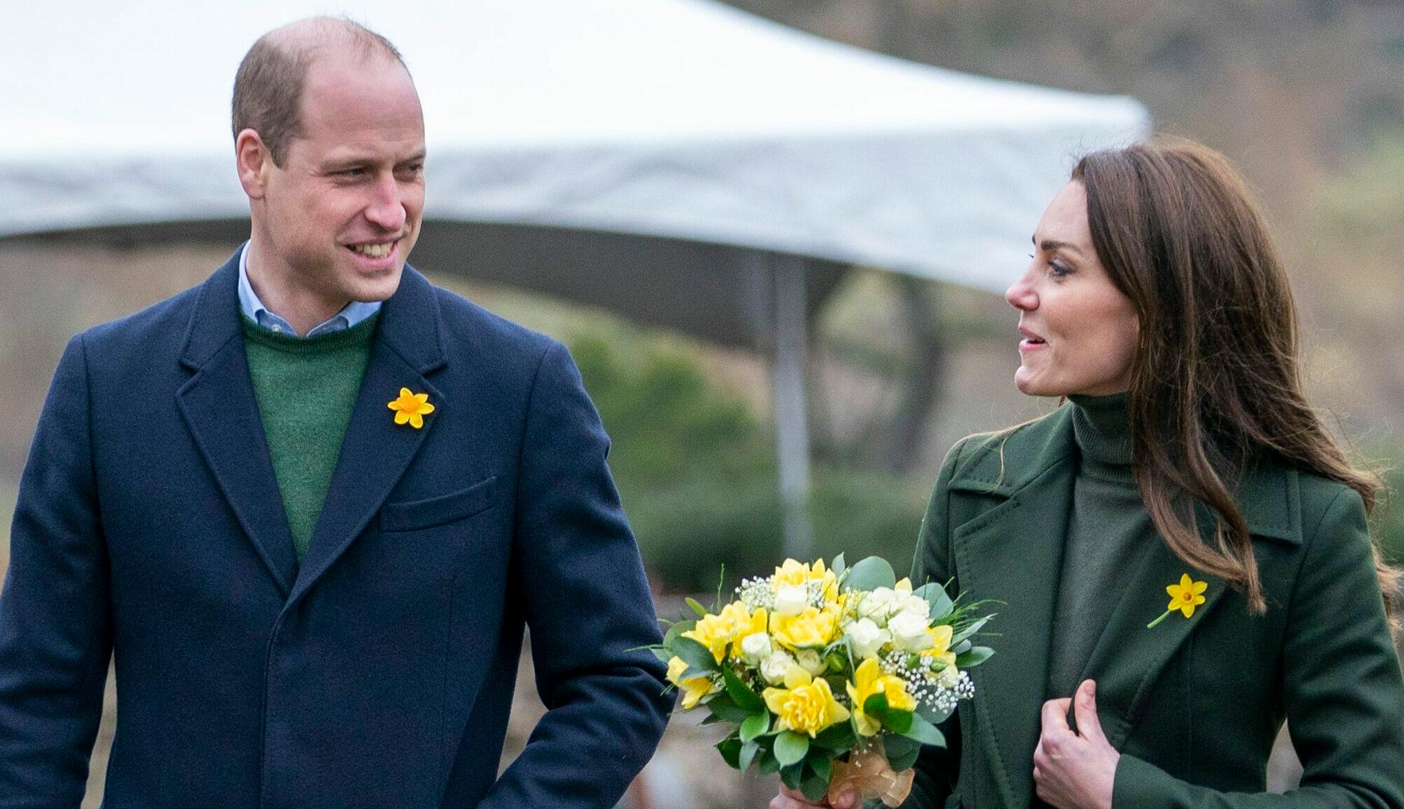 The Duke and Duchess of Cambridge visit the Blaenavon Hwb