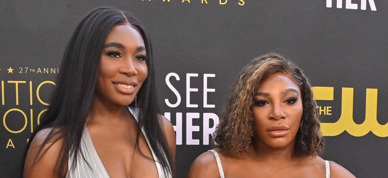 The Williams Sisters Hit 2022 Critics’ Choice Awards Red Carpet In Silver Versace