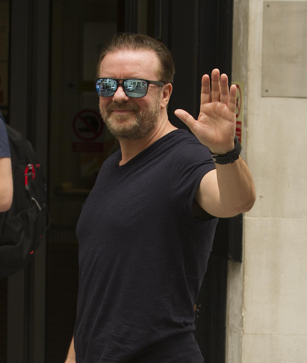 Ricky Gervais at BBC Radio 2