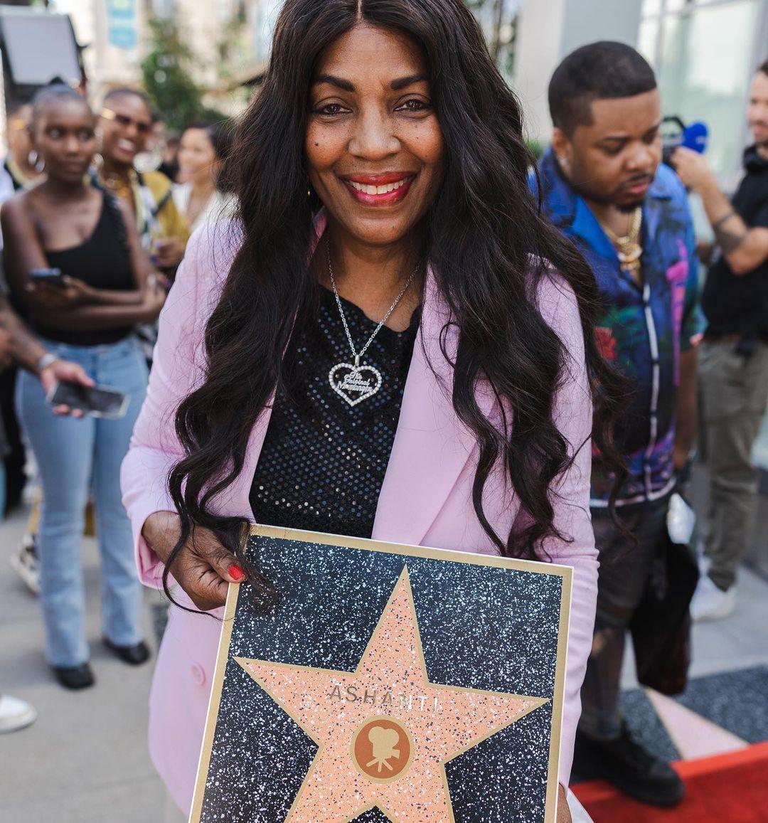 Ashanti Hollywood Walk Of Fame Award Ceremony