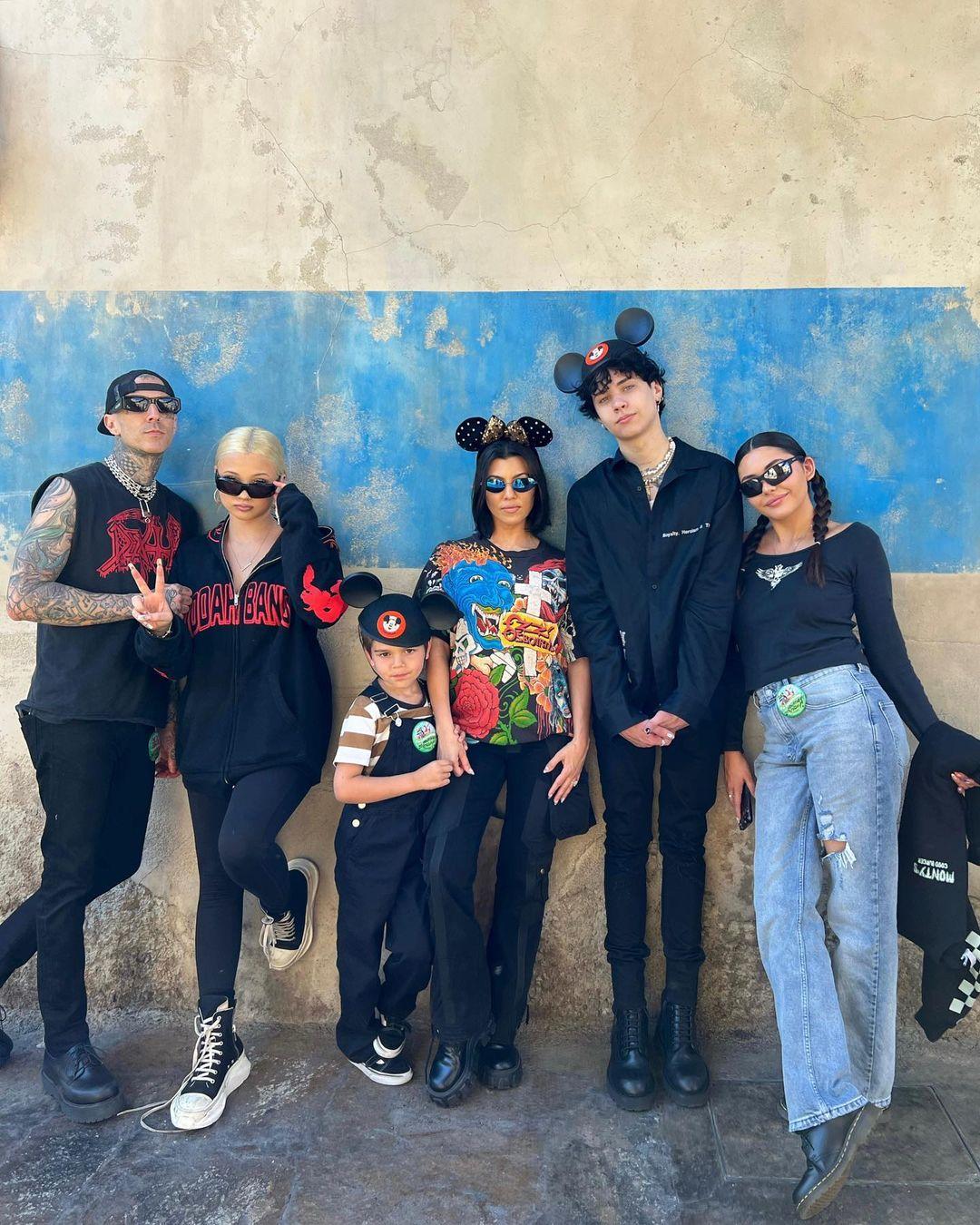 Kourtney Kardashian celebrated her 43rd in Disneyland