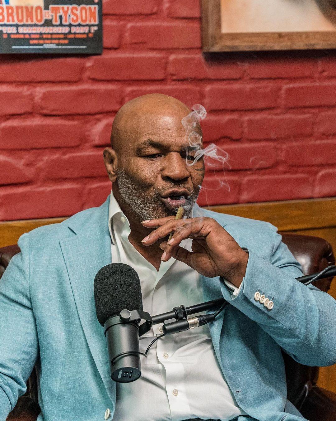 Mike Tyson is on a cannabis high