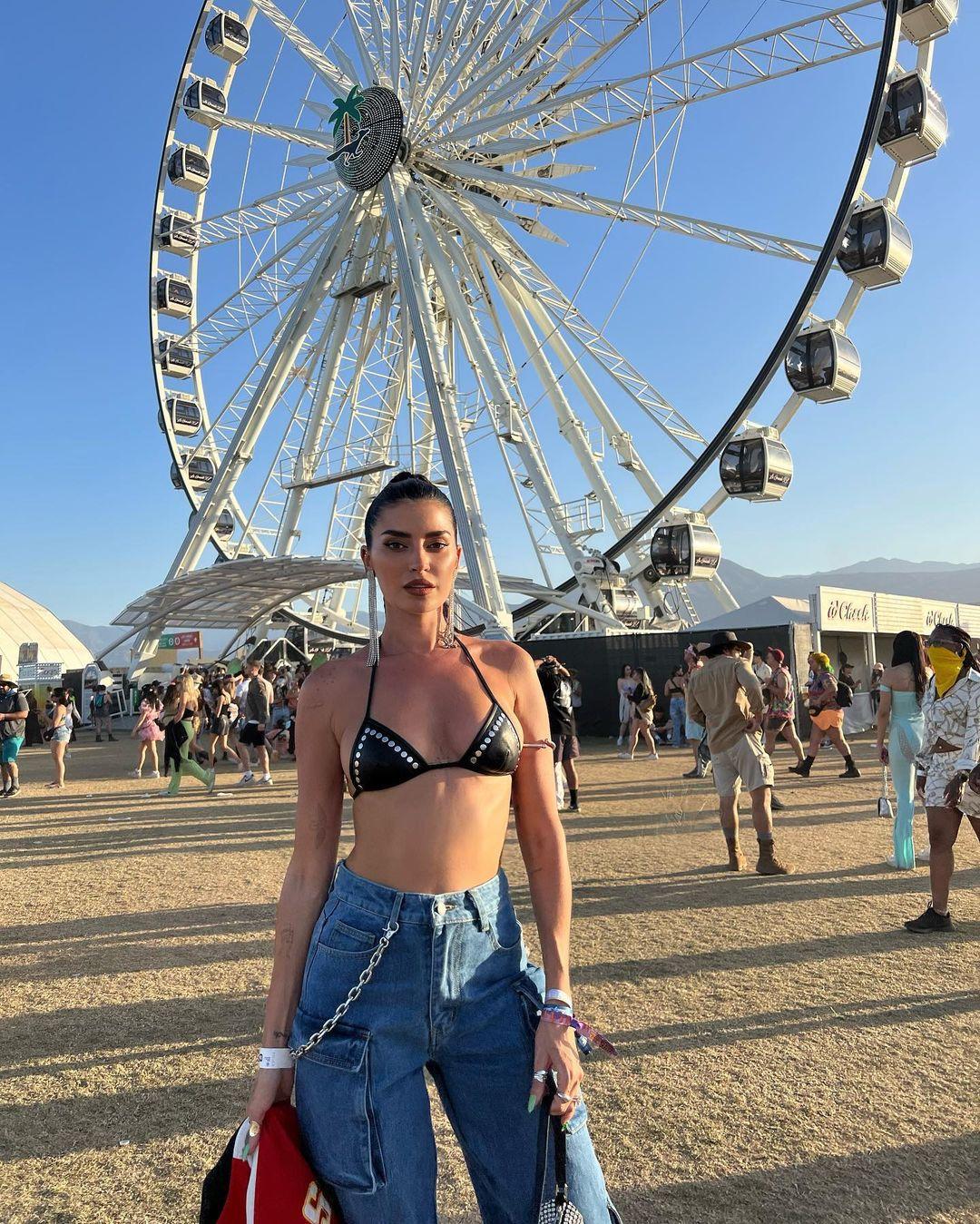 Nicole Williams sends temperatures soaring in a tiny bra and matching  Savage X Fenty underwear