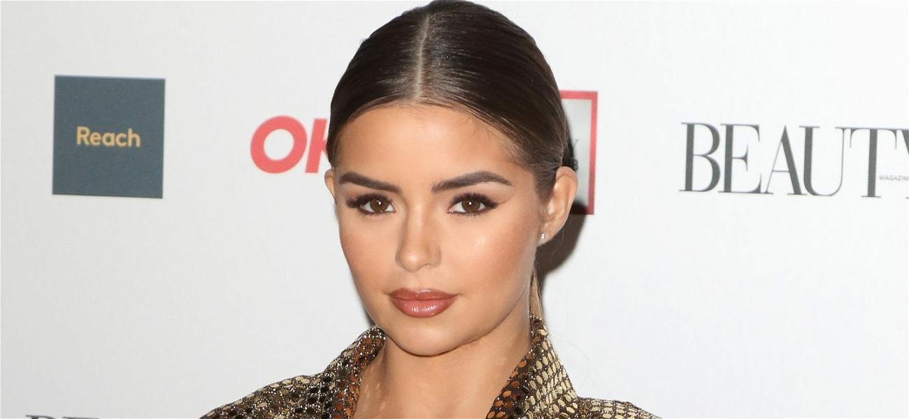 Demi Rose In Egyptian Wear Covers Her Bare Chest With ‘Ancient’ Book