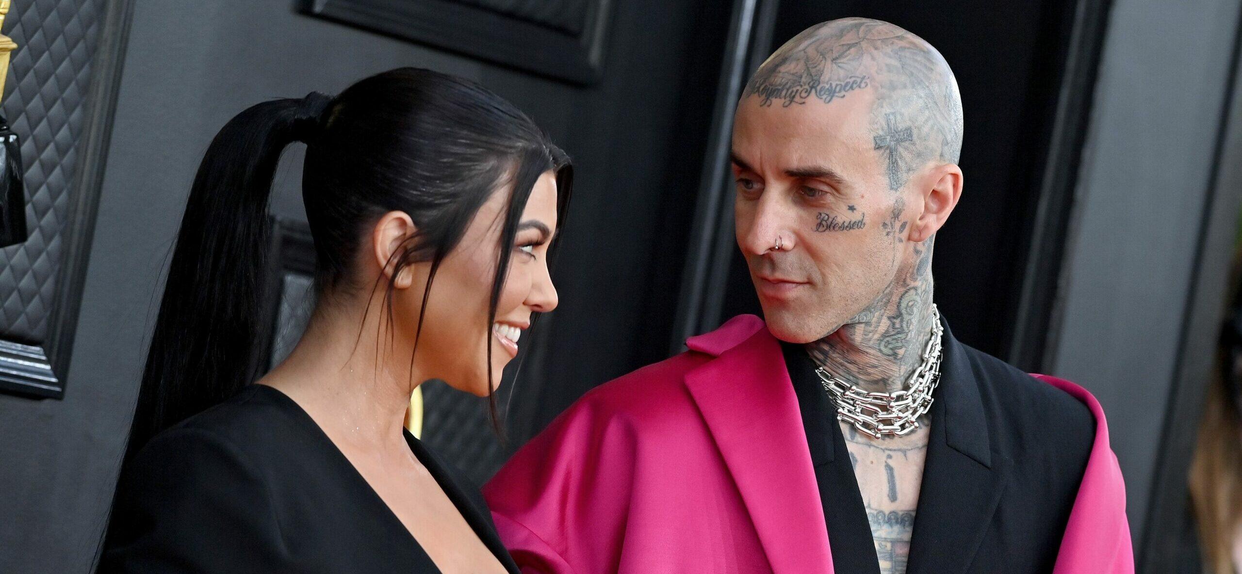 Kourtney Kardashian And Travis Barker Have Been Inseparable Since Terrifying Health Scare