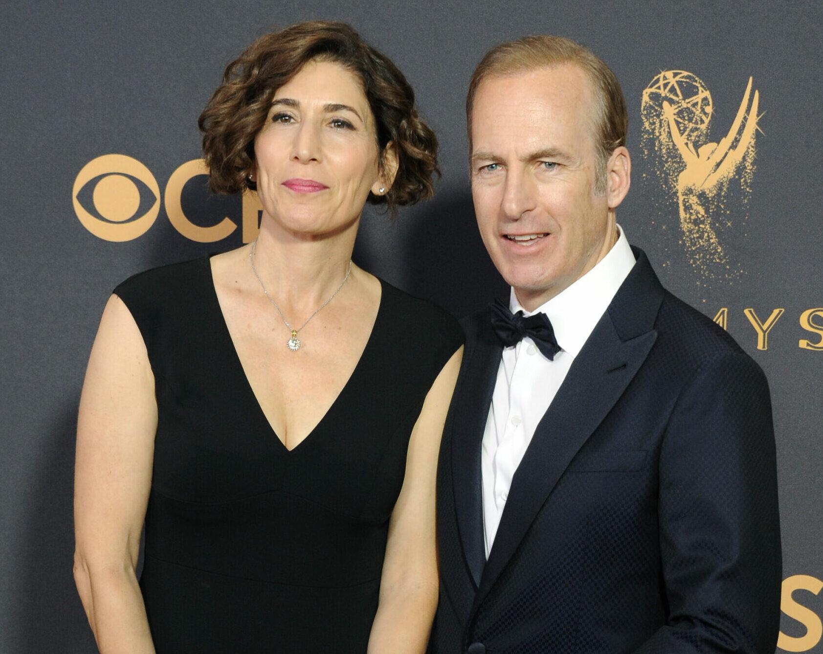 Bob Odenkirk, Naomi Odenkirk at the 69th Emmy Awards
