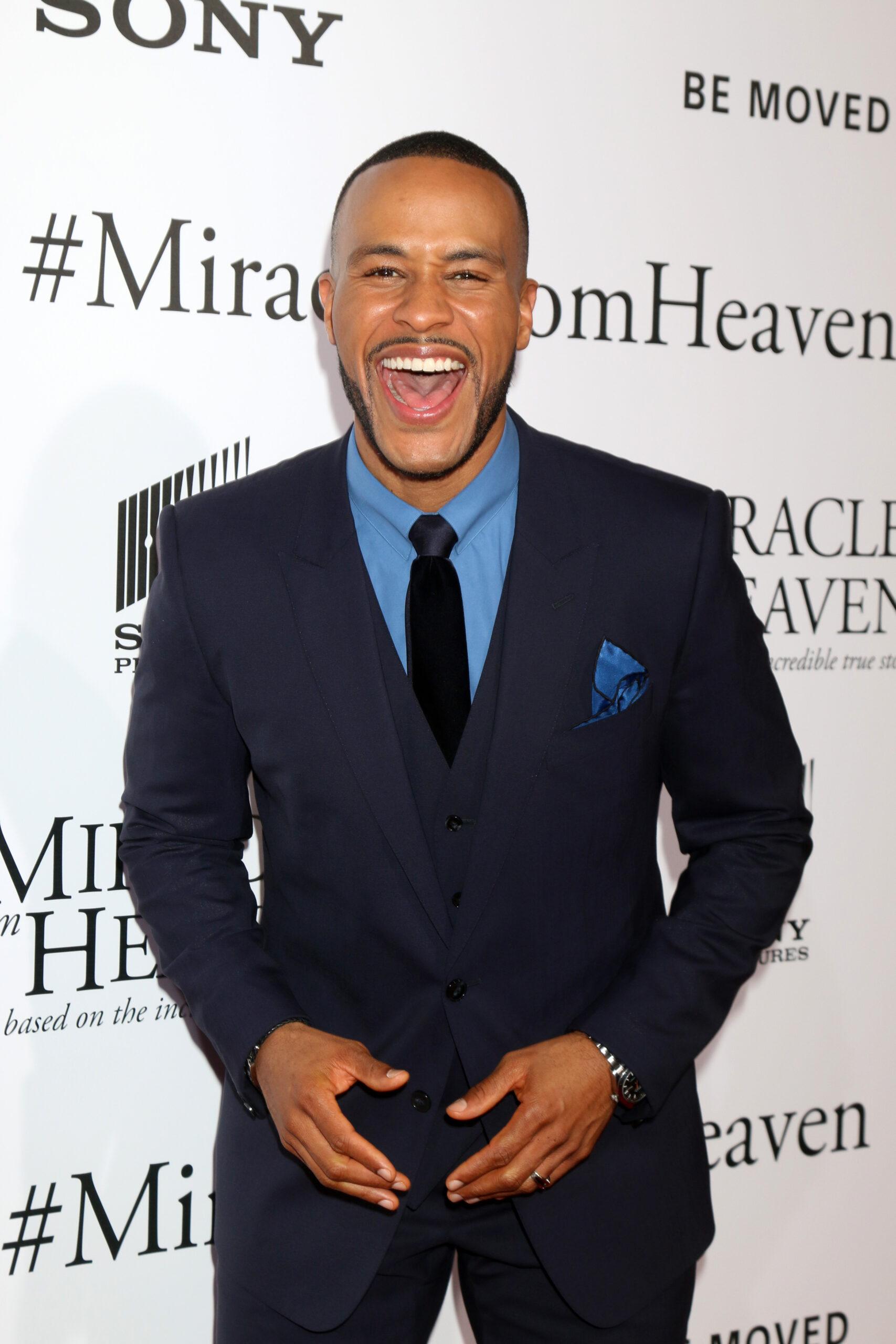 DeVon Franklin at the Miracles From Heaven Premiere in 2016