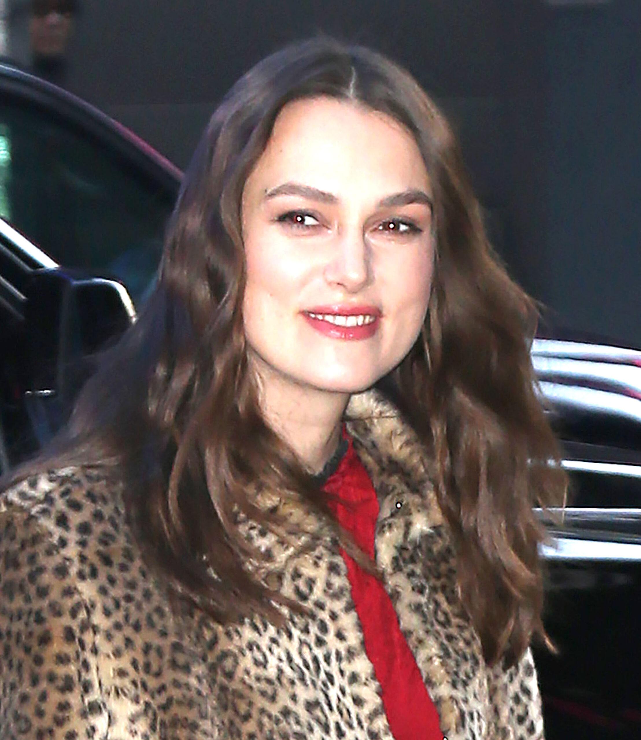 Keira Knightley visits 'Good Morning America' in New York