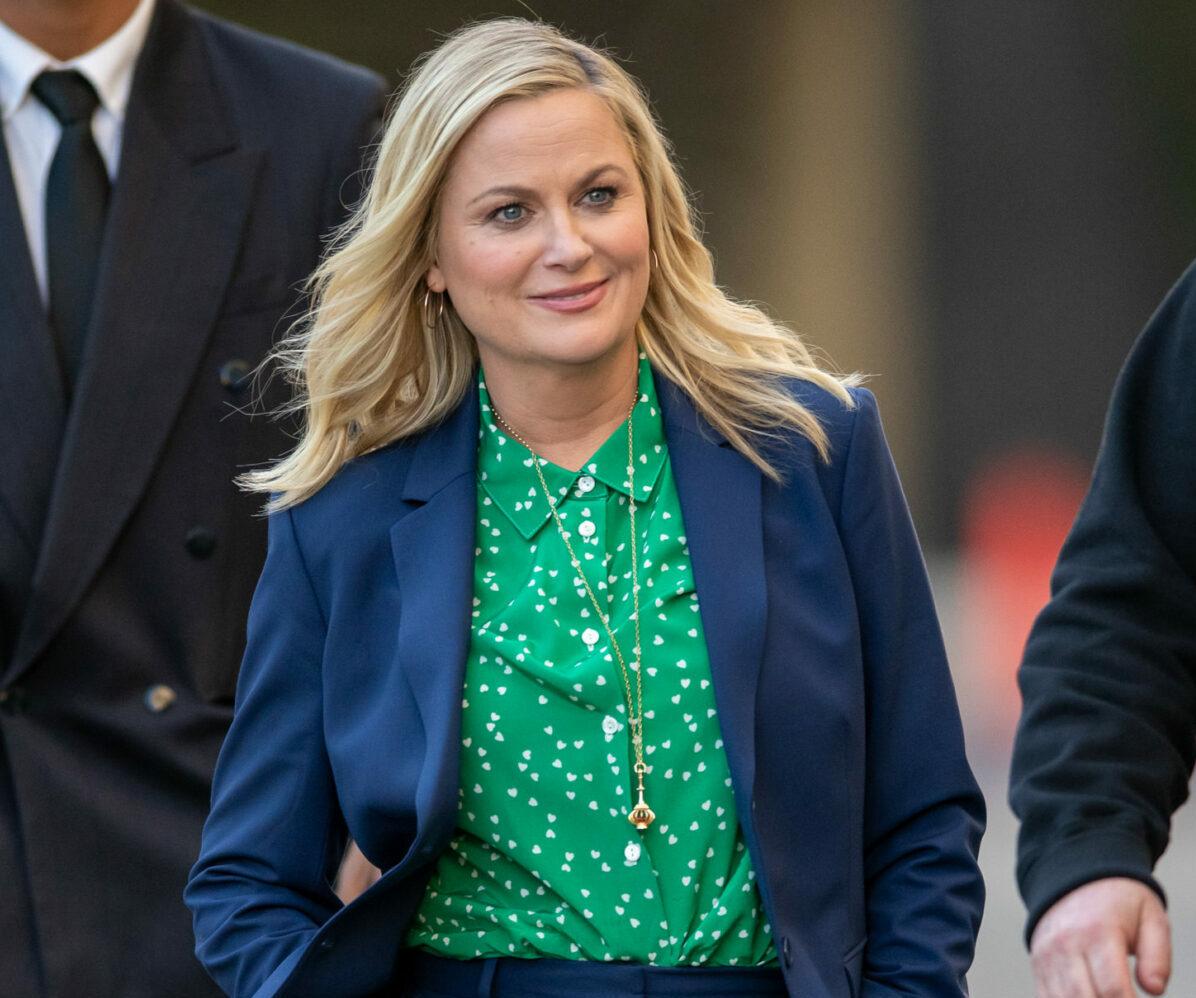 Amy Poehler at 'Kimmel'