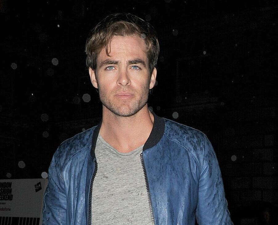 Chris Pine attends the London Fashion Week s s 2014 PPQ Catwalk Show