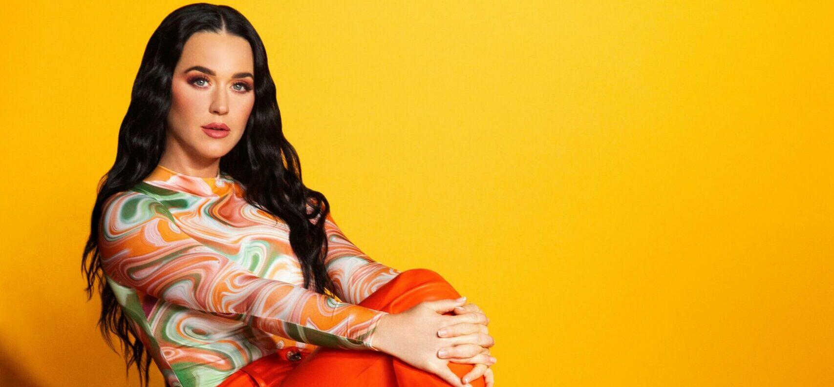 Katy Perry shows off new footwear line