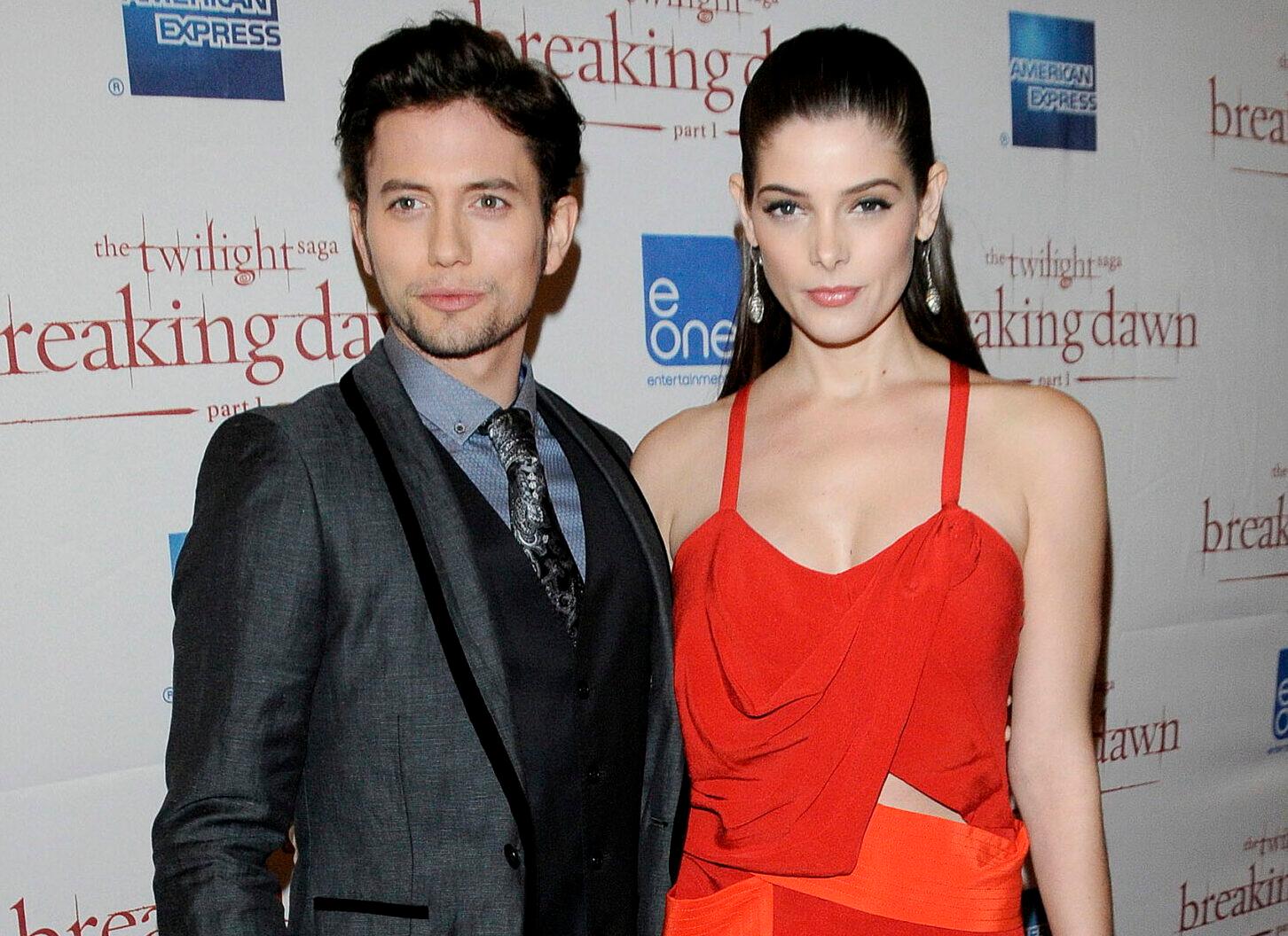 Jackson Rathbone and Ashley Greene Canadian Premiere of 'The Twilight Saga: Breaking Dawn - Part 1' at the Elgin Theatre