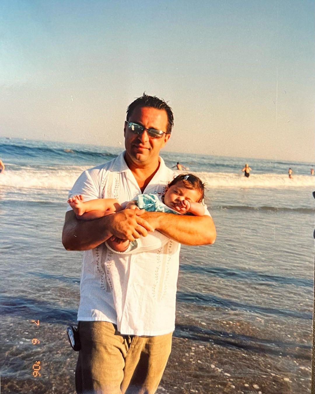 Joe and Milania Giudice posing.