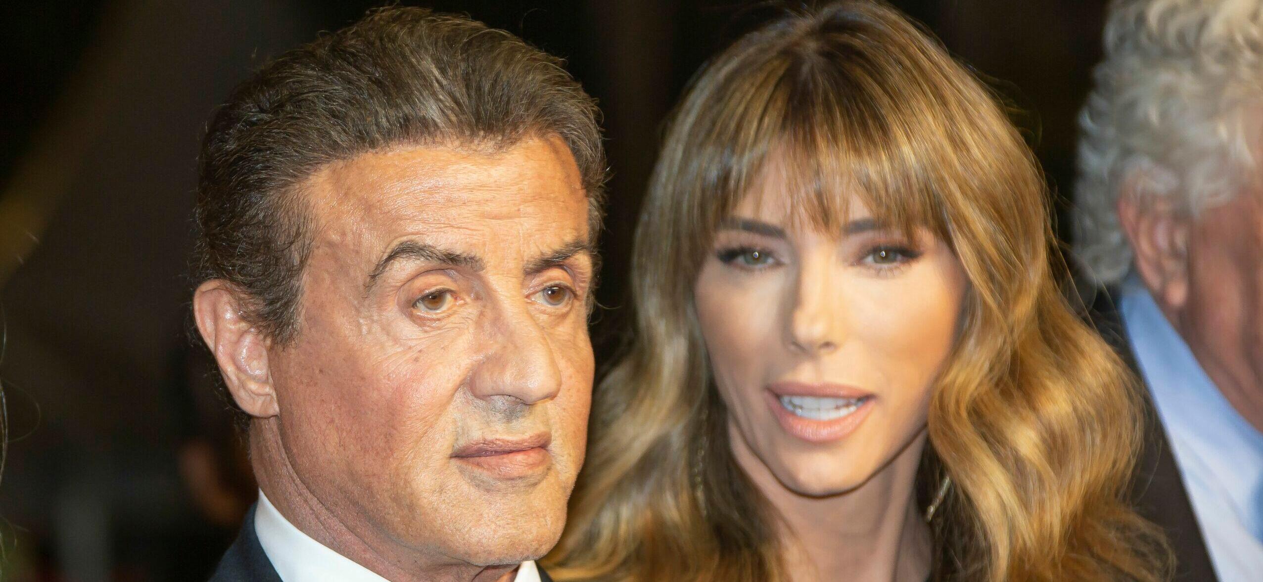 Sylvester Stallone and Jennifer Flavin at screening of 