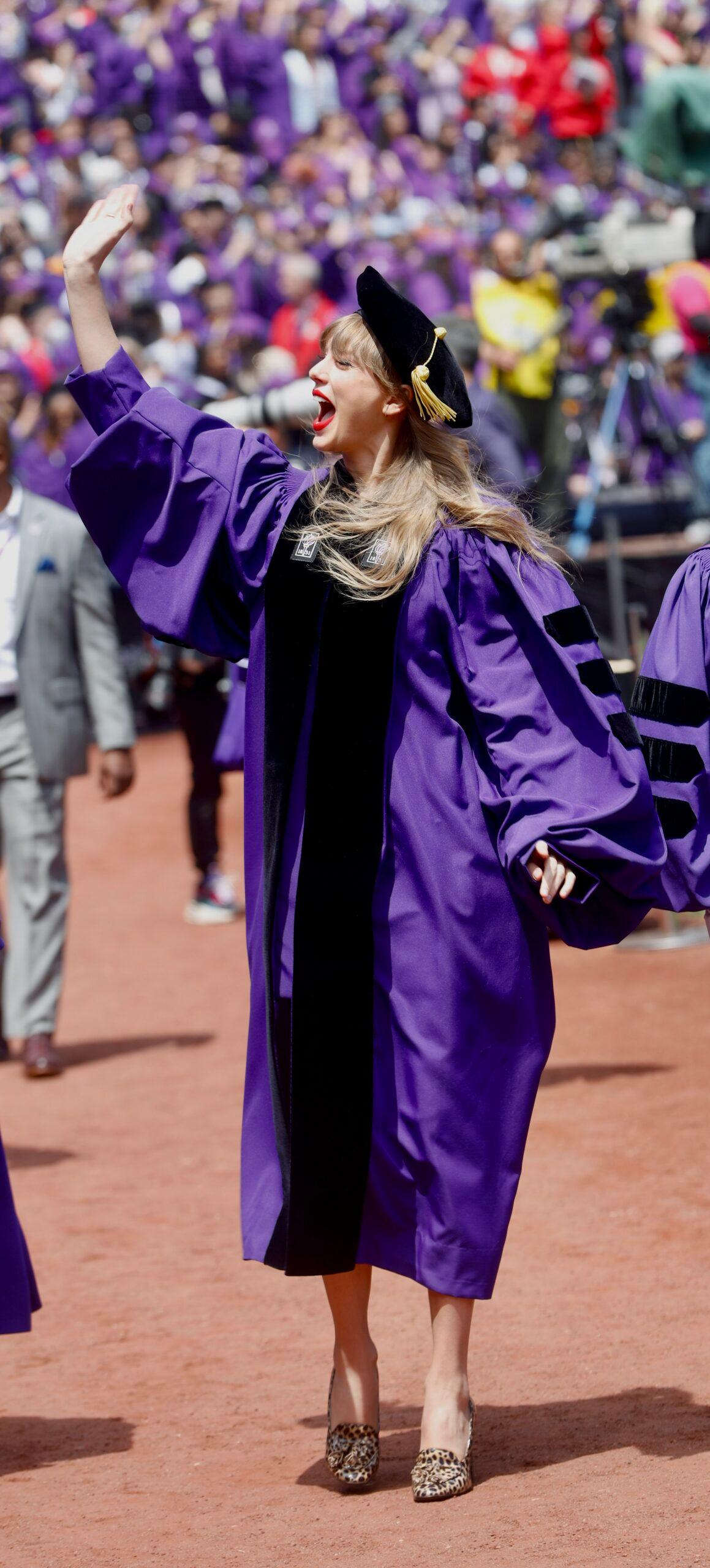 Taylor Swift at NYU as she receives honorary Doctor of Fine Arts degree