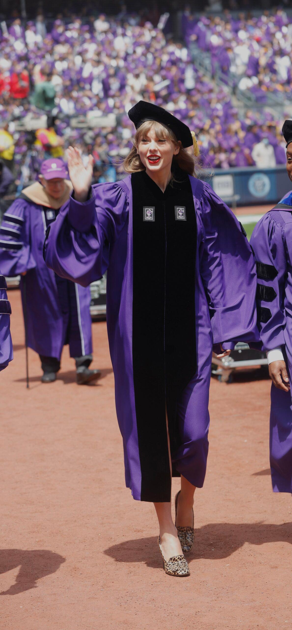 Taylor Swift at NYU as she receives honorary Doctor of Fine Arts degree