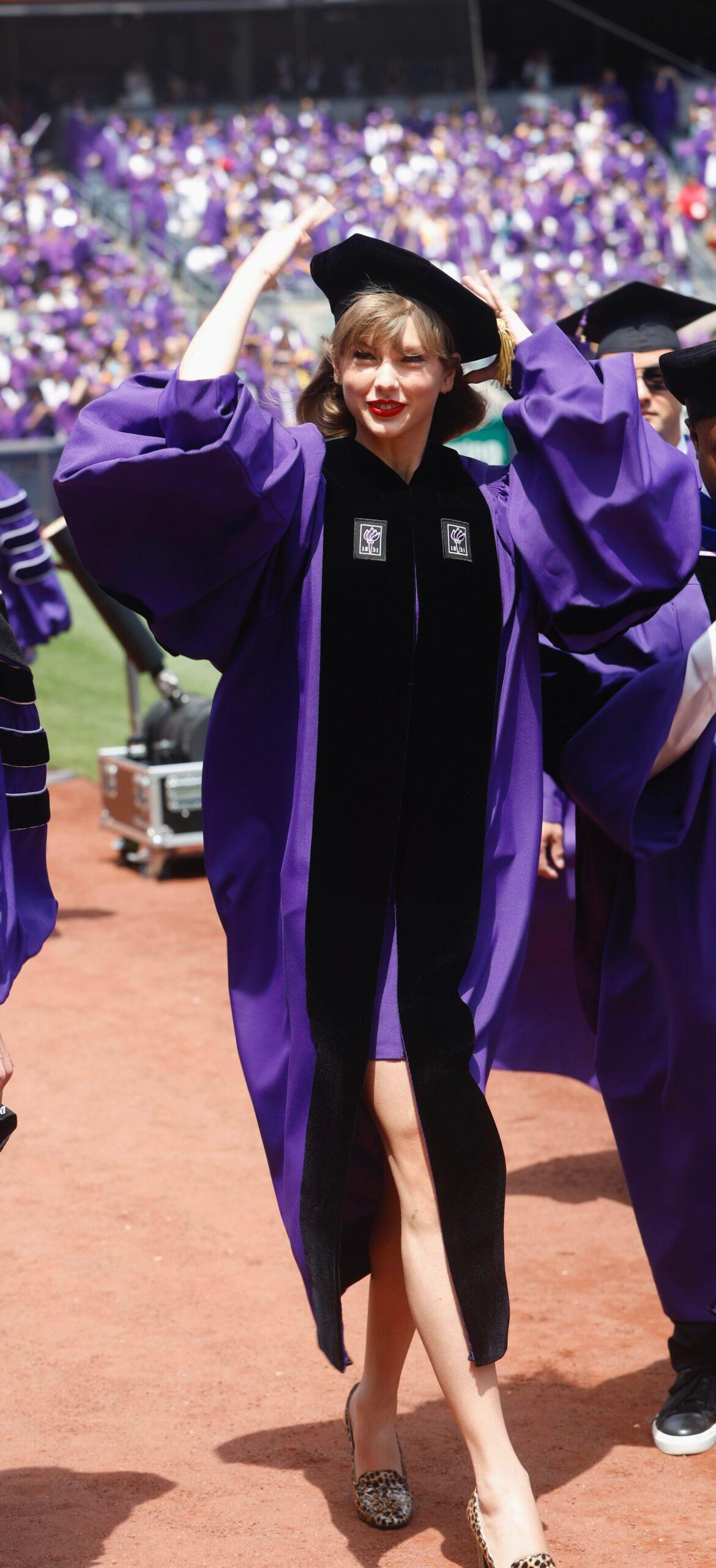 Taylor Swift at NYU as she receives honorary Doctor of Fine Arts degree