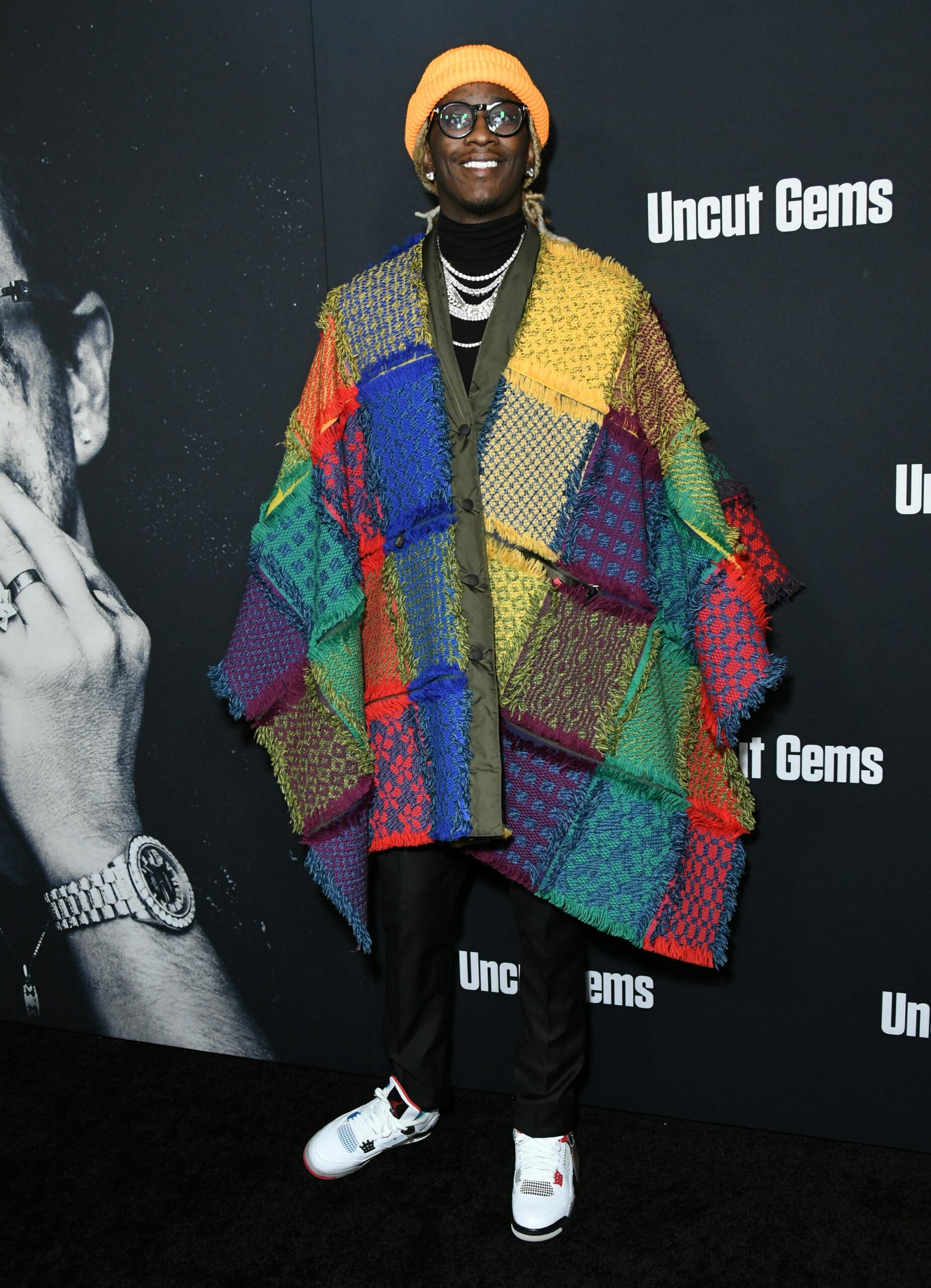 Young Thug at A24's "Uncut Gems" Los Angeles Premiere