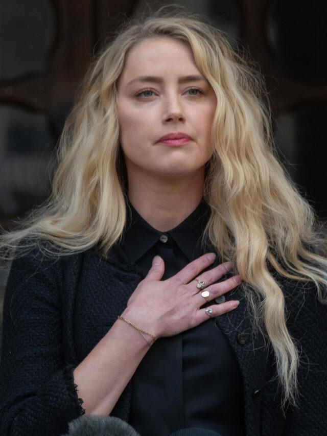 Amber Heard at The Royal Courts of Justice
