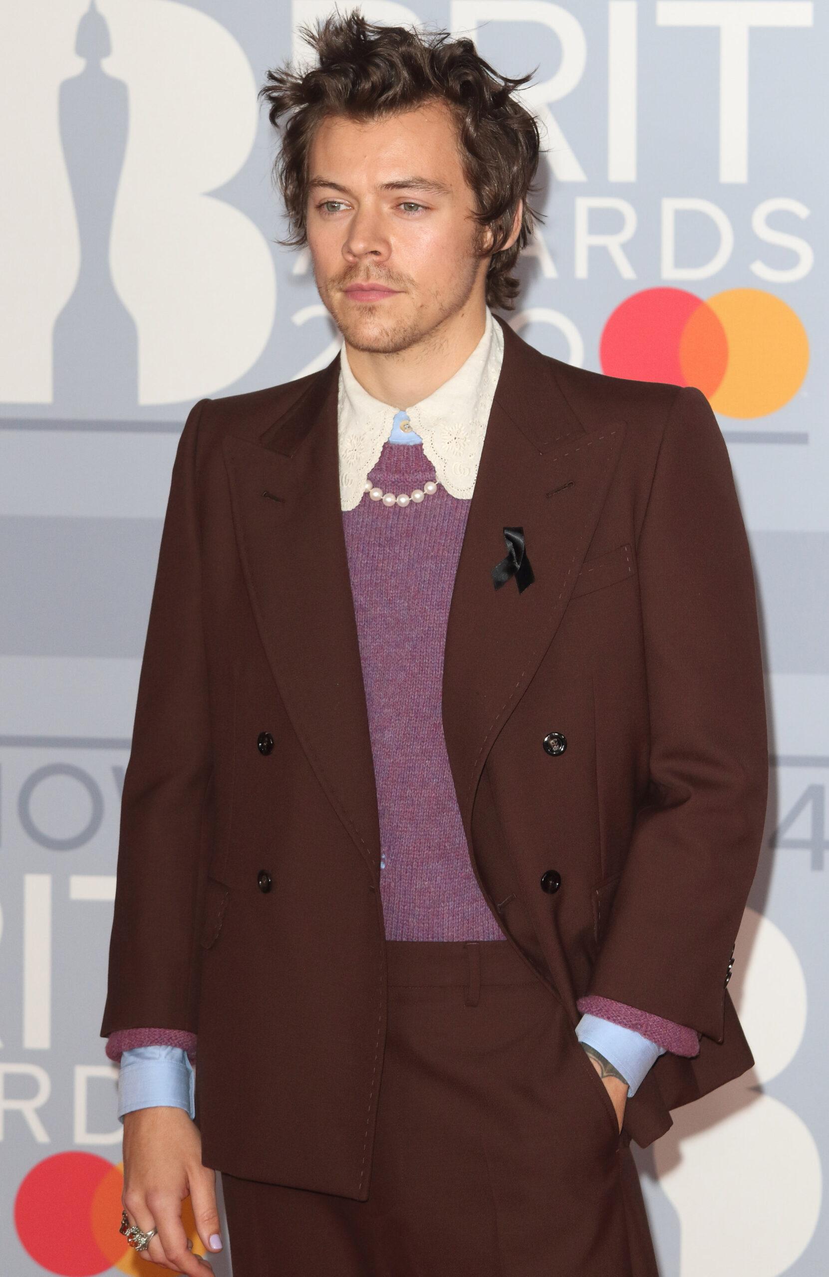Harry Styles at 40th Brit Awards Red Carpet