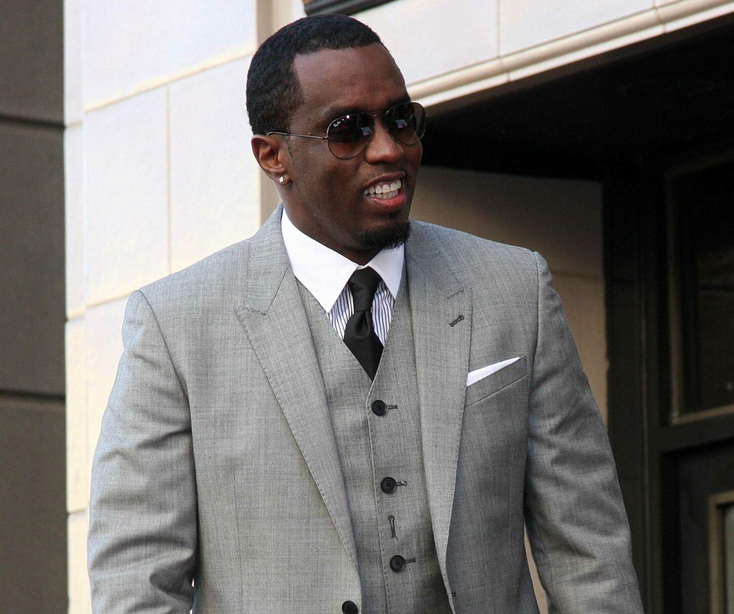 Sean Combs at the Kenny "Babyface" Edmonds Hollywood Walk of Fame Star Ceremony at Hollywood Boulevard on October 10, 2013 in Los Angeles, CA