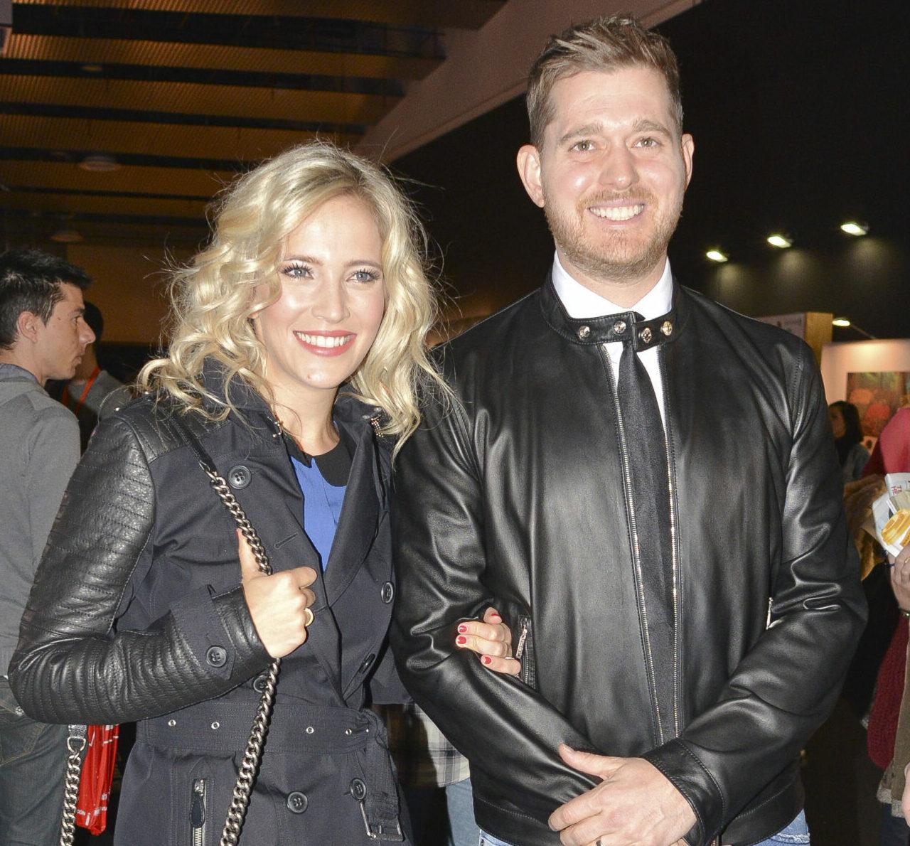 Mercedes-Benz Madrid Fashion Week Fall/Winter 2015 - Michael Buble, Luisana Lopilato