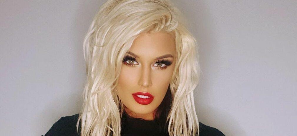 Former WWE Star Toni Storm Pulls Down Her White Bikini