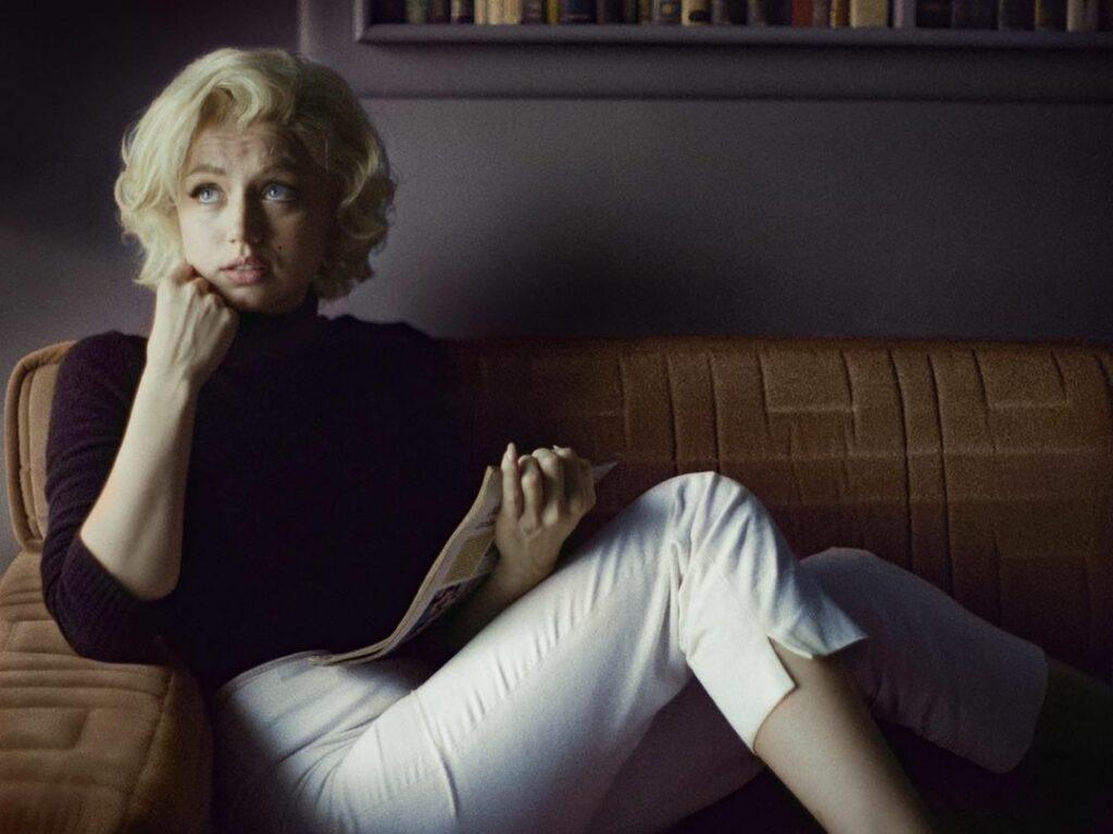 Ana De Armas as Marilyn Monroe for "Blonde"