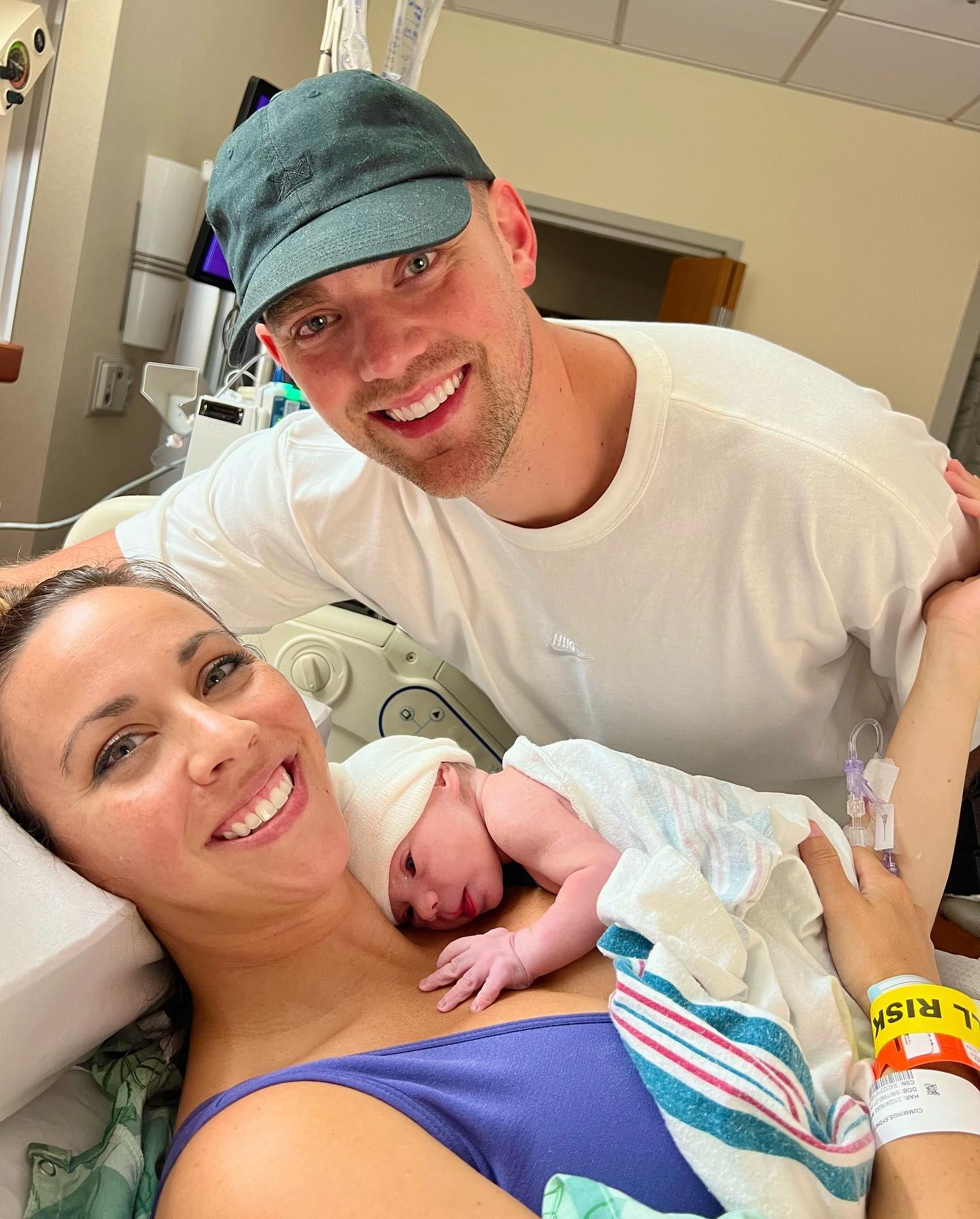 Sydney Cummings and Dustin Houdyshell welcome their first son, Ari Drew Houdyshell, on June 22, 2022 
