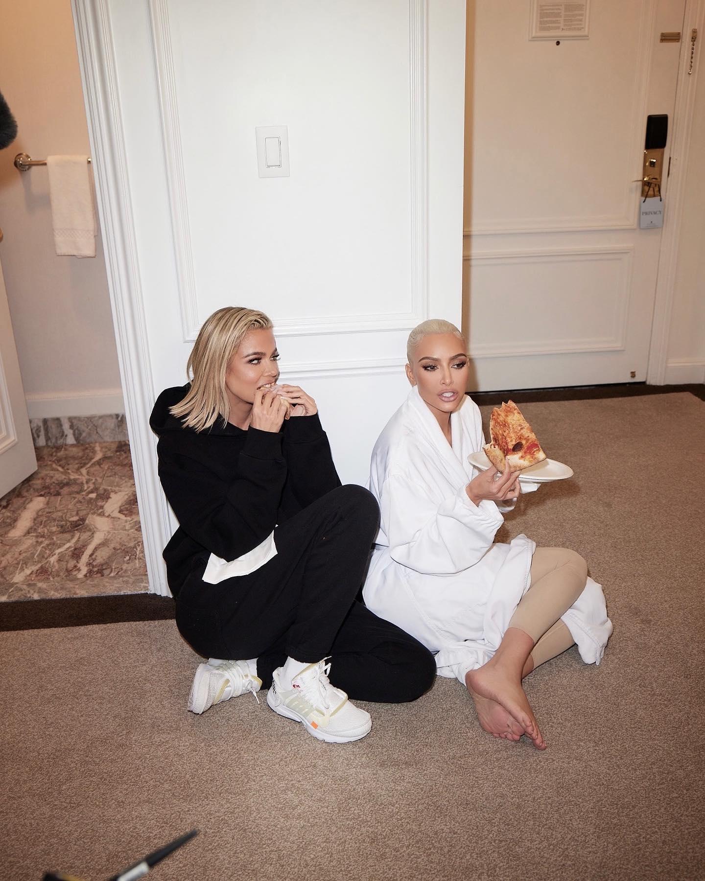 Kim Kardashian and Khloe