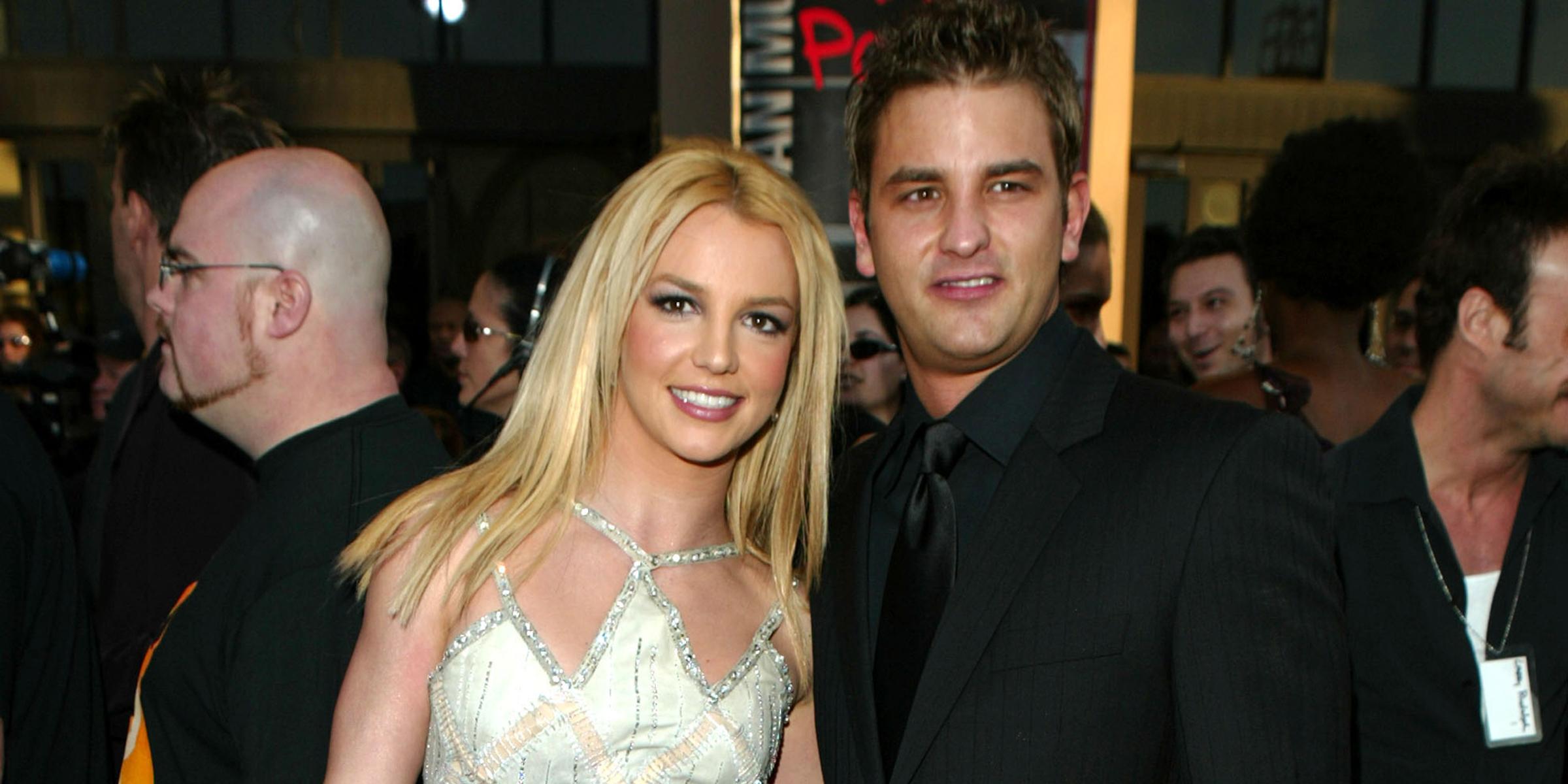 Britney Spears and brother, Bryan Spears during 31st Annual American Music Awards - Arrivals at Shrine Auditorium in Los Angeles, California, United States.