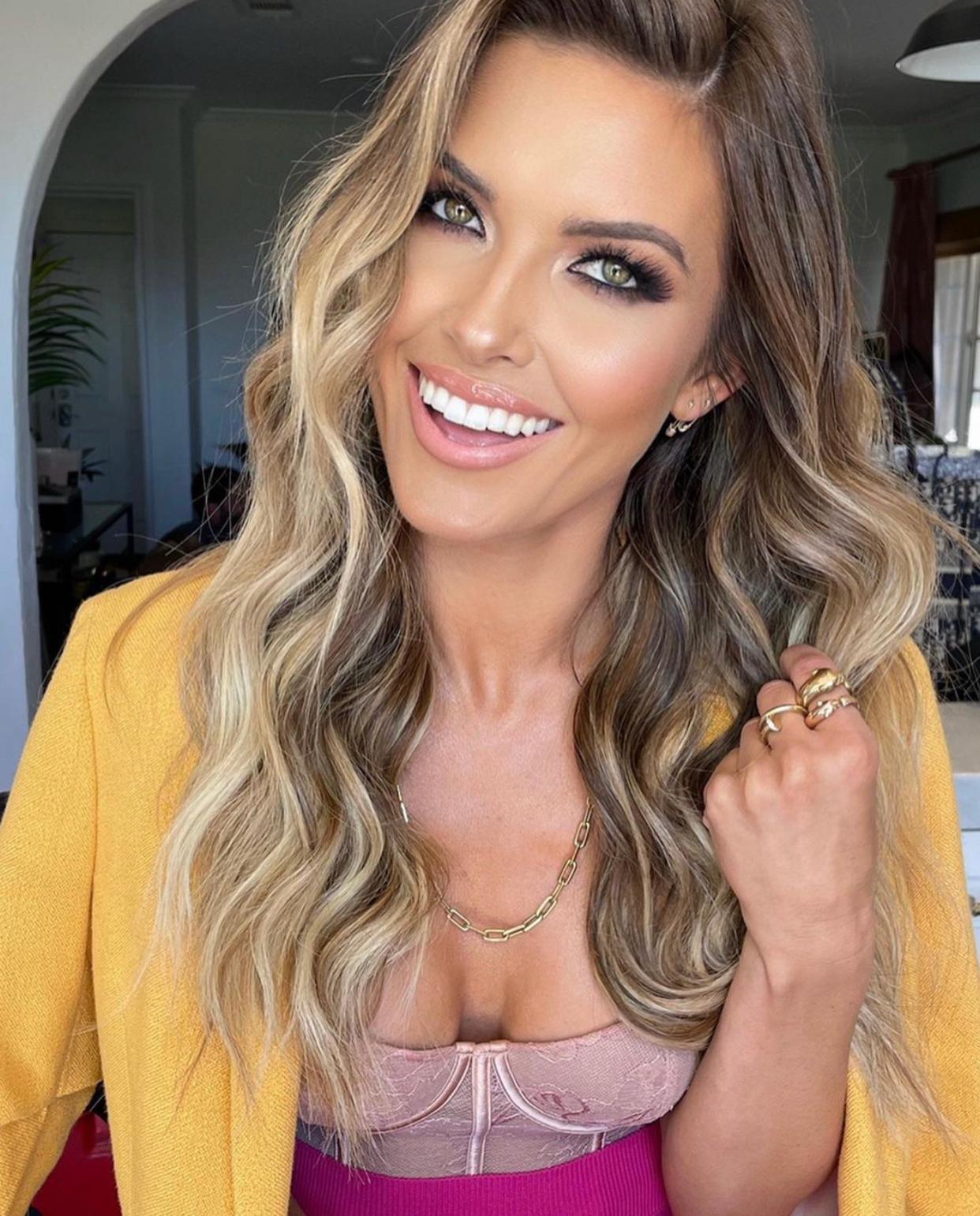 Audrina Patridge's book promo from Insta