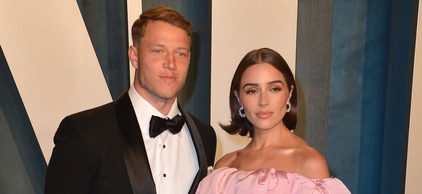 Olivia Culpo Goes BRALESS Under Top While Kissing Christian McCaffrey