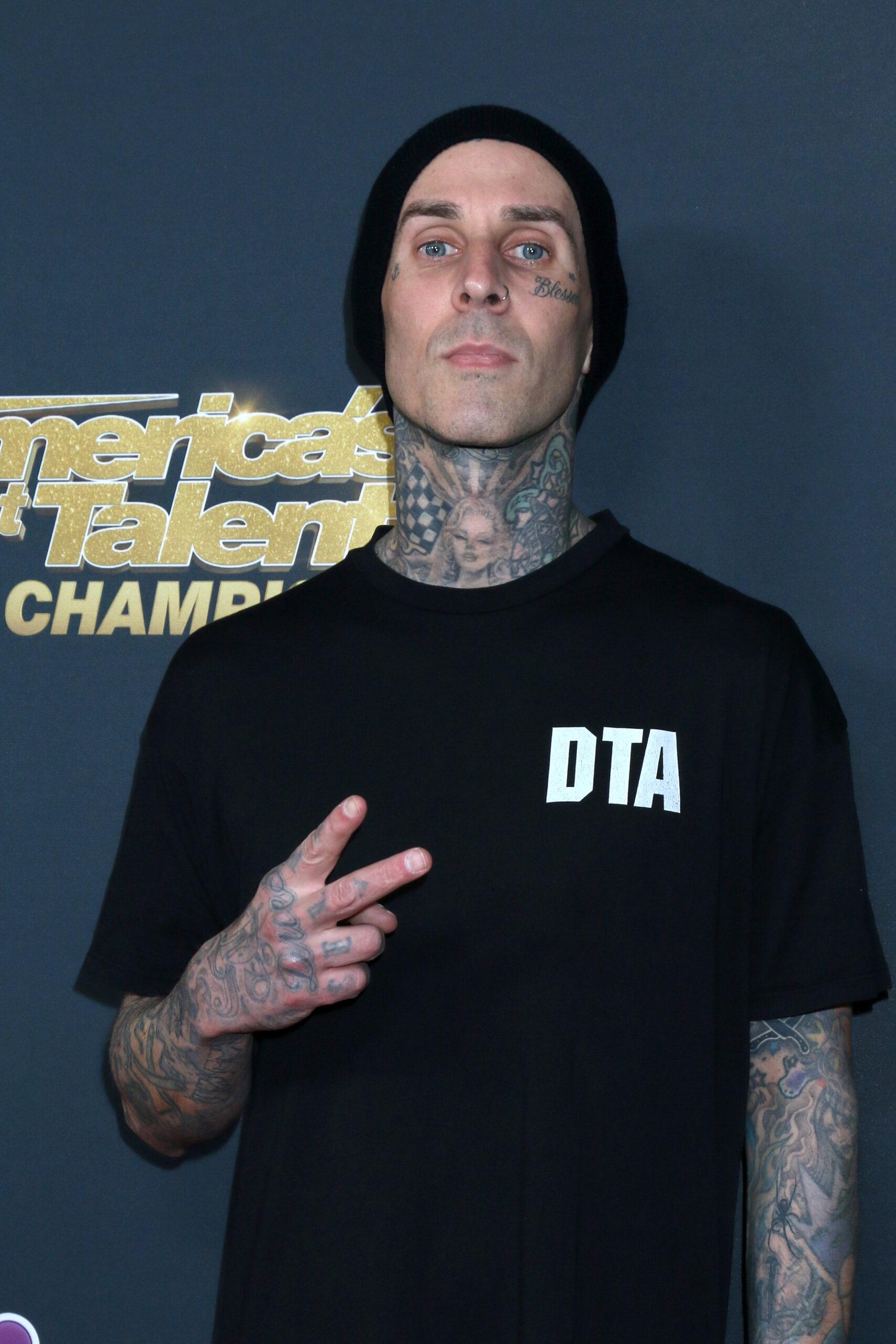 Travis Barker at "America's Got Talent - The Champions" Season 2 Finale Guest Performers Photo Call - Pasadena