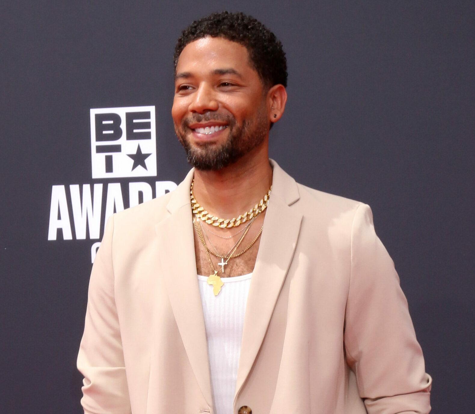 Jussie Smollett at the 2022 BET Awards at Microsoft Theater on June 26, 2022 in Los Angeles, CA