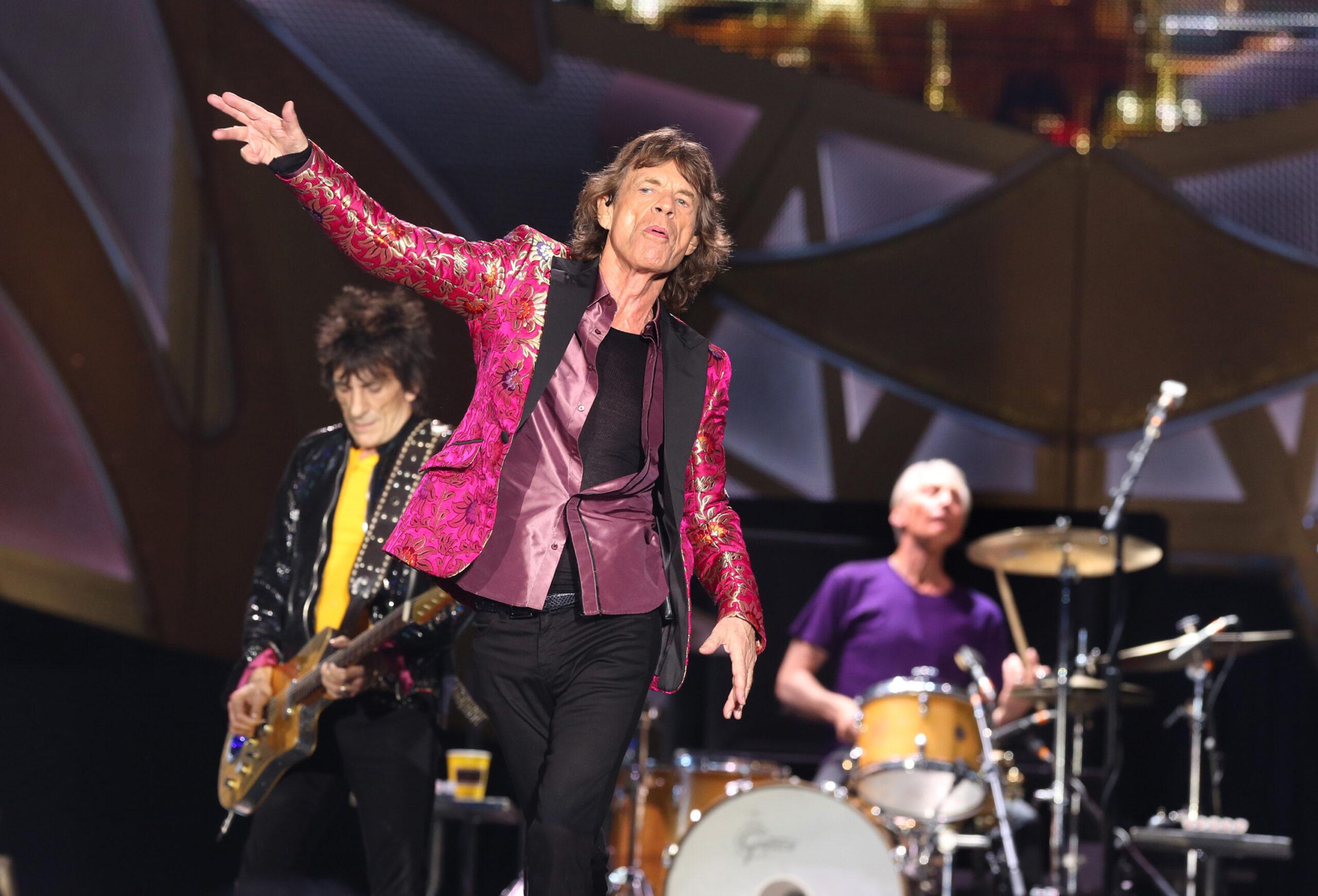 Mick Jagger with The Rolling Stones perform at the Citrus Bowl in Orlando