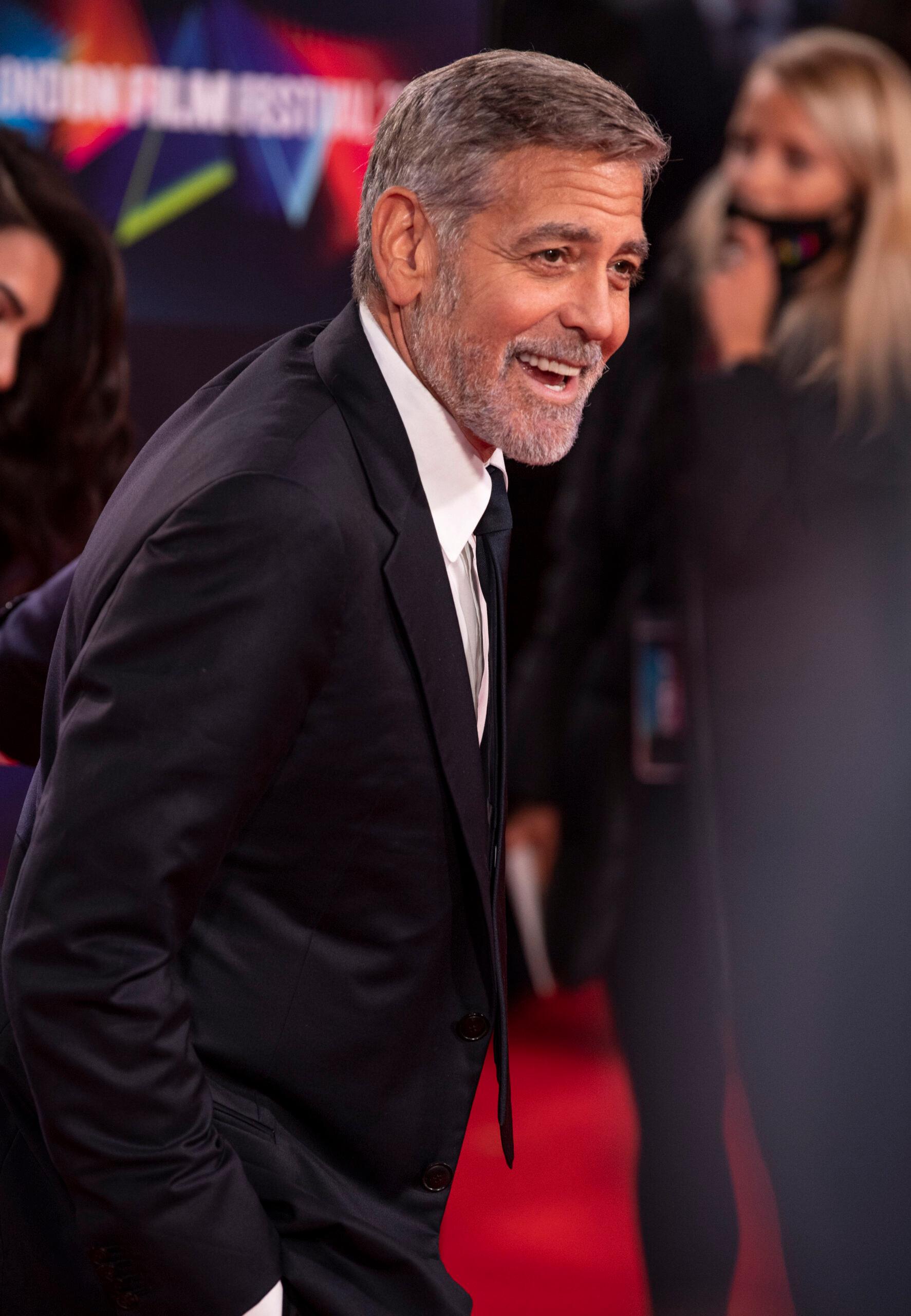 George Clooney at The Tender Bar Premiere