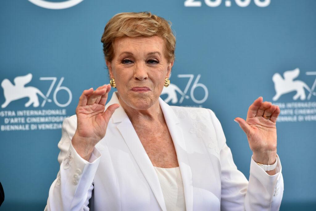 Julie Andrews attends the Golden Lion for Lifetime Achievement photocall during the 76th Venice Film Festival