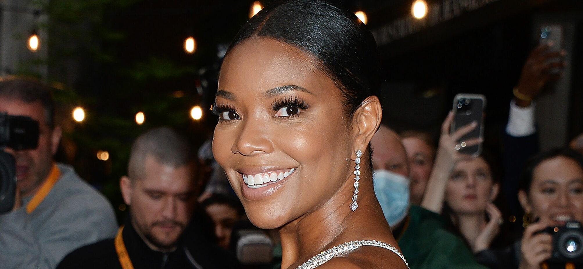 Gabrielle Union Proves She Isn't Afraid Of A Nip Slip In This Outfit