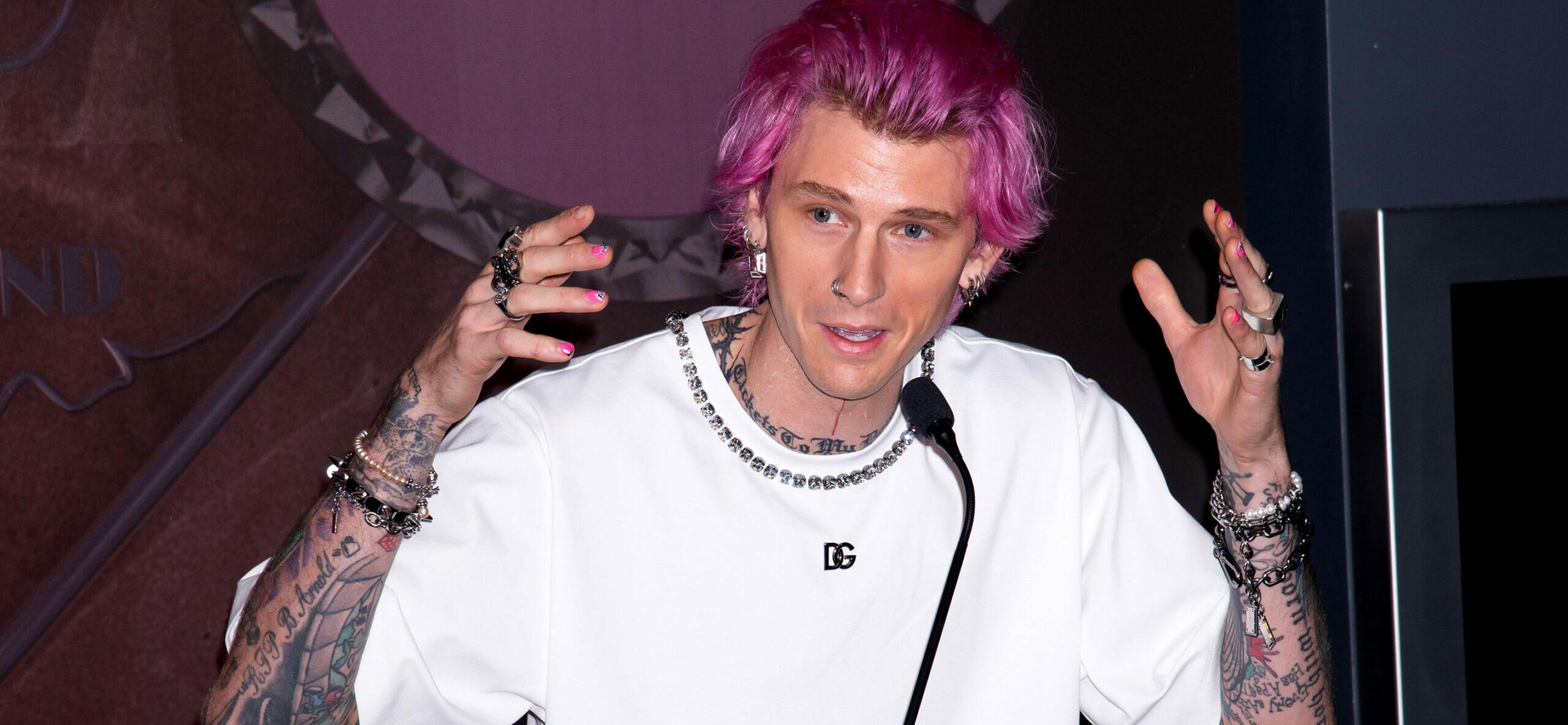 Machine Gun Kelly Gushes Blood After Party Trick Gone Awry