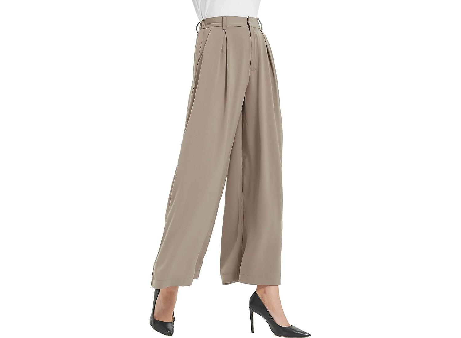 A pair of mocha tronjori pants.