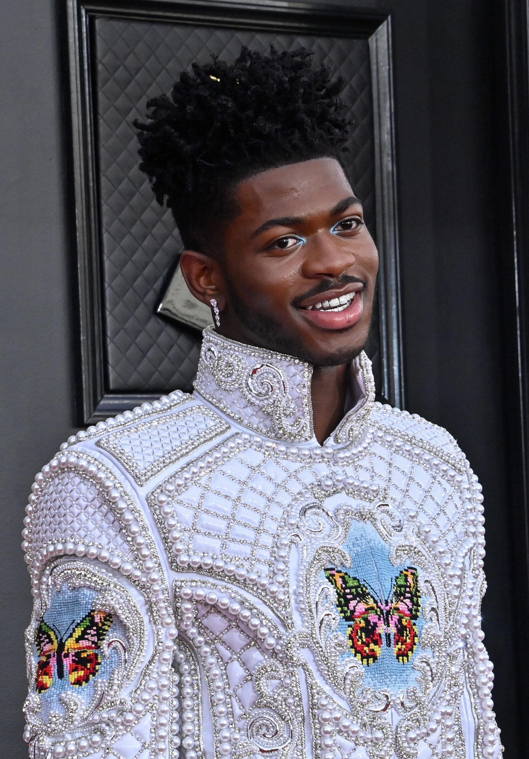 Lil Nas X at the 64th Grammy Awards in Las Vegas
