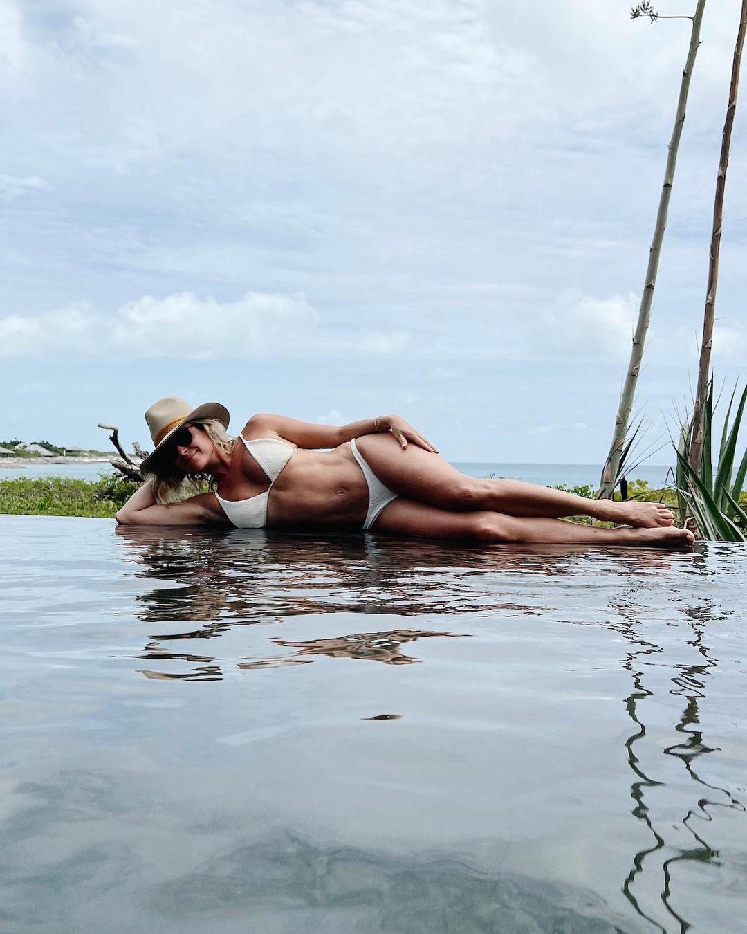 Kristin Cavallari in a white bikini