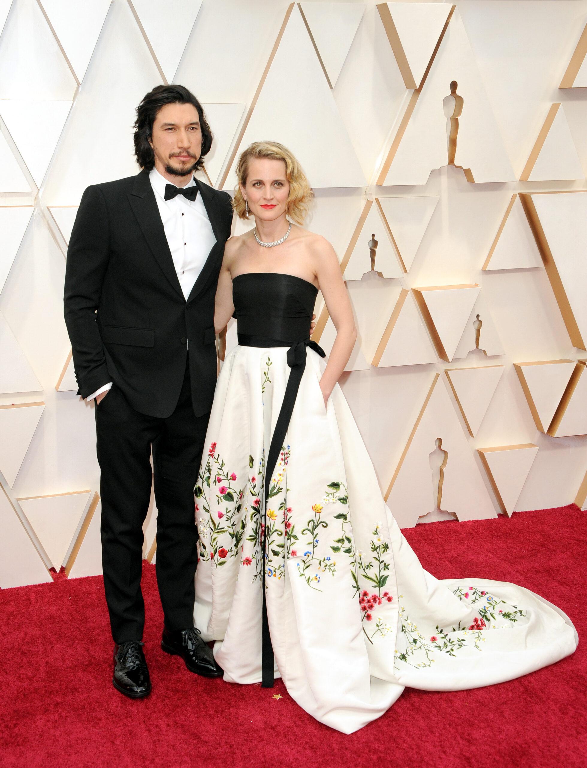 92nd Academy Awards held at the Dolby Theatre in Hollywood. 09 Feb 2020 Pictured: Adam Driver, Joanne Tucker. Photo credit: Lumeimages / MEGA TheMegaAgency.com +1 888 505 6342 (Mega Agency TagID: MEGA634460_025.jpg) [Photo via Mega Agency]
