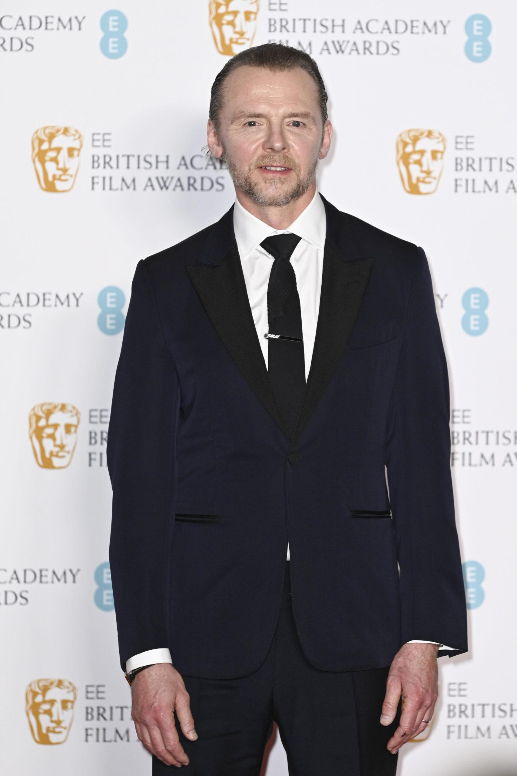 Simon Pegg at the Bafta Film Awards 2022
