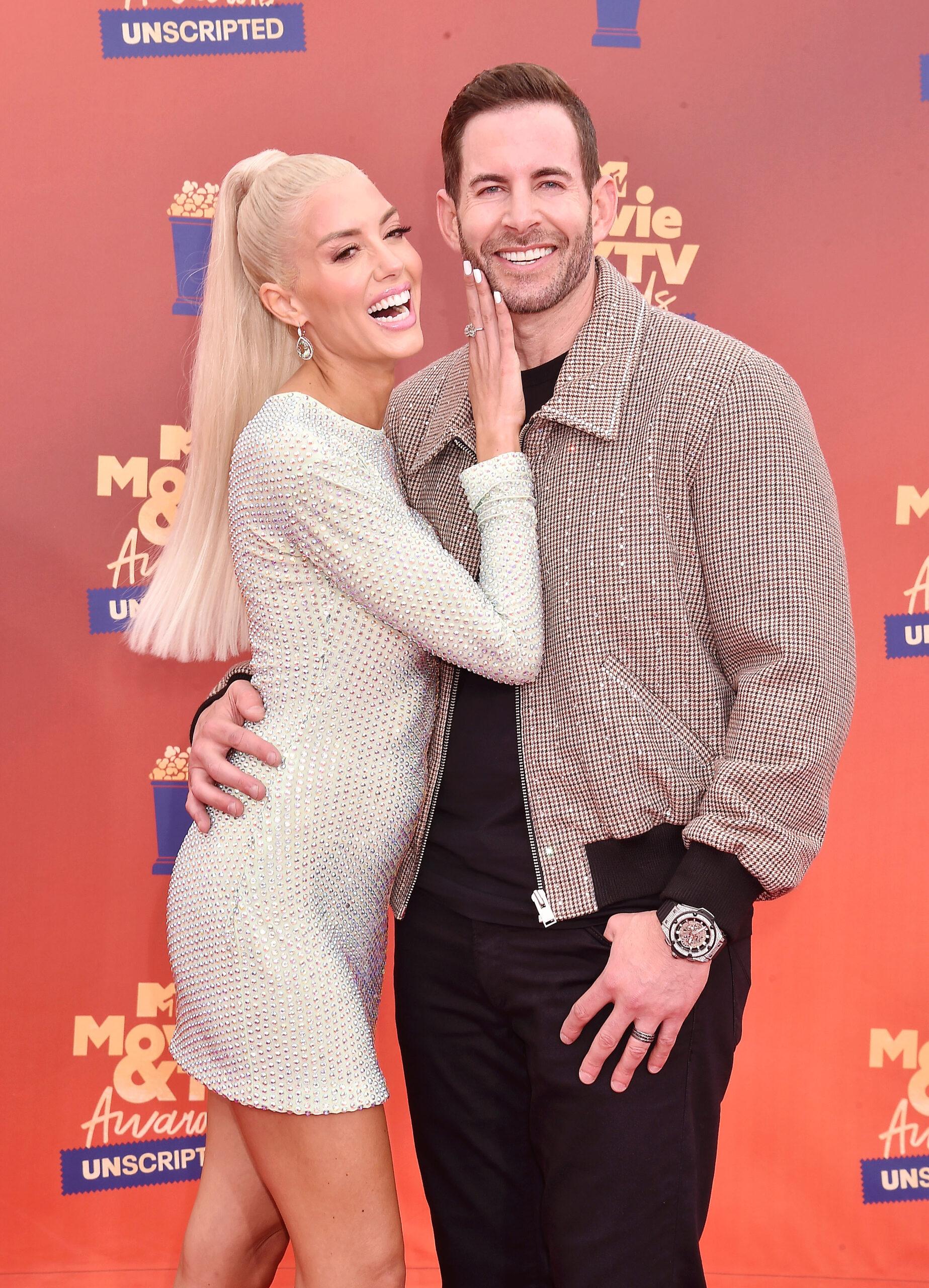 Tarek El Moussa & Heather Rae Young at the 2021 MTV Movie and TV Awards