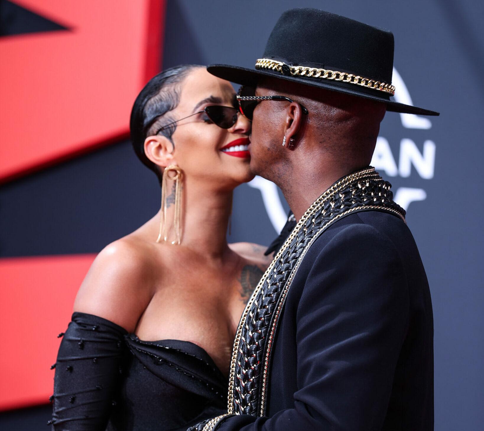 BET Awards 2022 held at Microsoft Theater at L.A. Live on June 26, 2022 in Los Angeles, California, United States. 27 Jun 2022 Pictured: Crystal Smith, Ne-Yo.