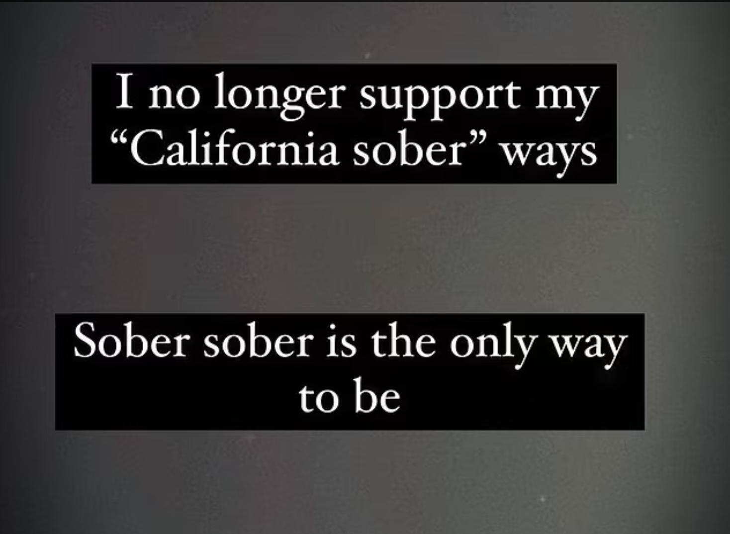 Demi Lovato disapproves of California sober lifestyle