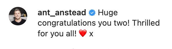 Ant Anstead congratulates Tarek and Heather Rae El Moussa