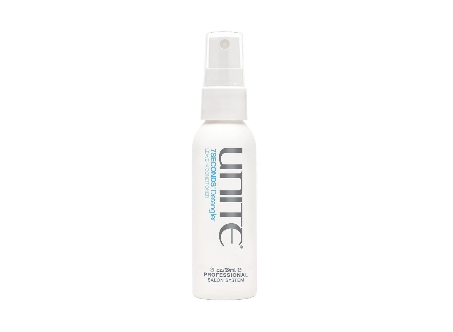 A Unite Detangler bottle on a white background.